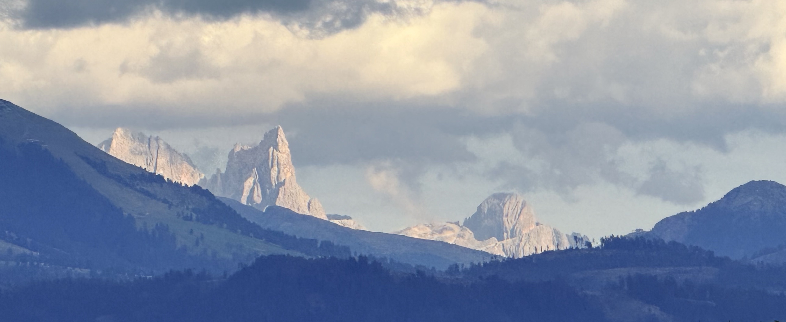 Vista di montagna, Dolomiti